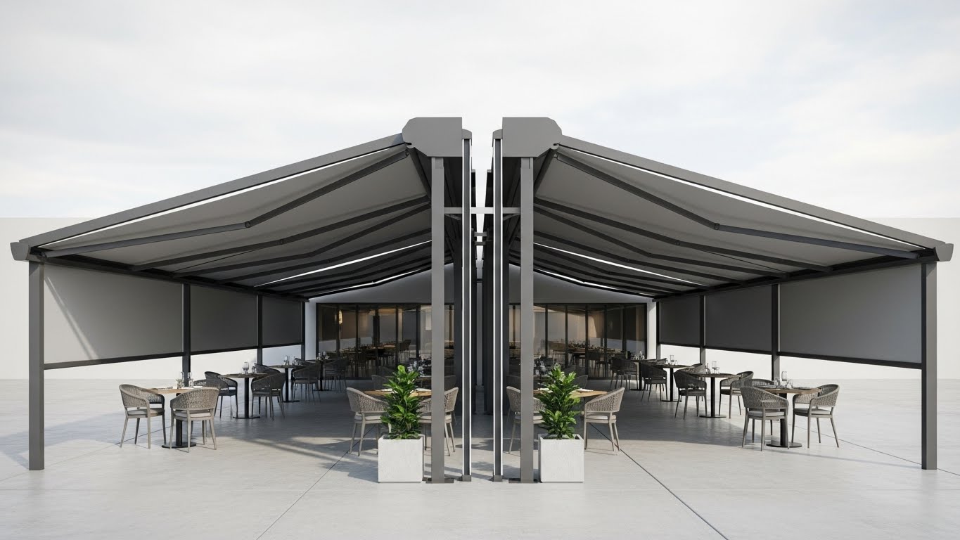 Çift Açılım Tente